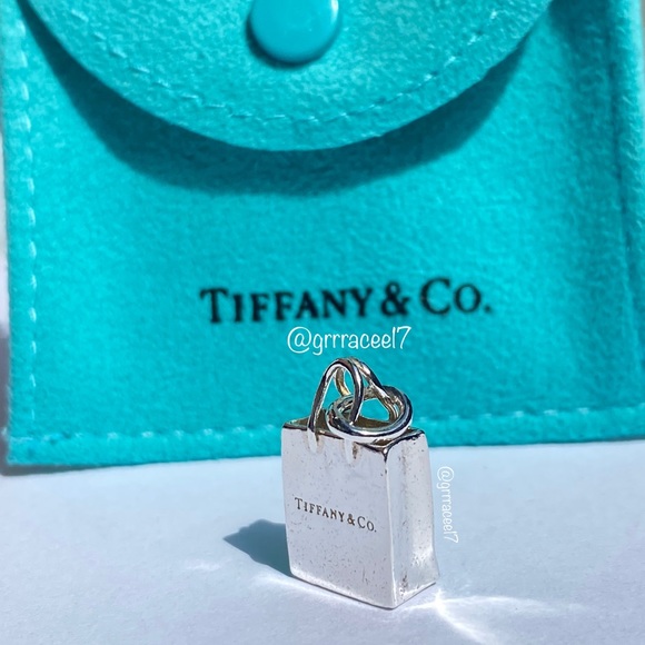 AUTH VINTAGE Tiffany & Co. Shopping bag🛍️ charm/pendant - Picture 10 of 16